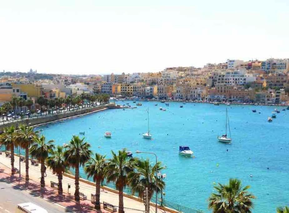 Cozy Appartament Sea View Marsaskala Bagian luar foto
